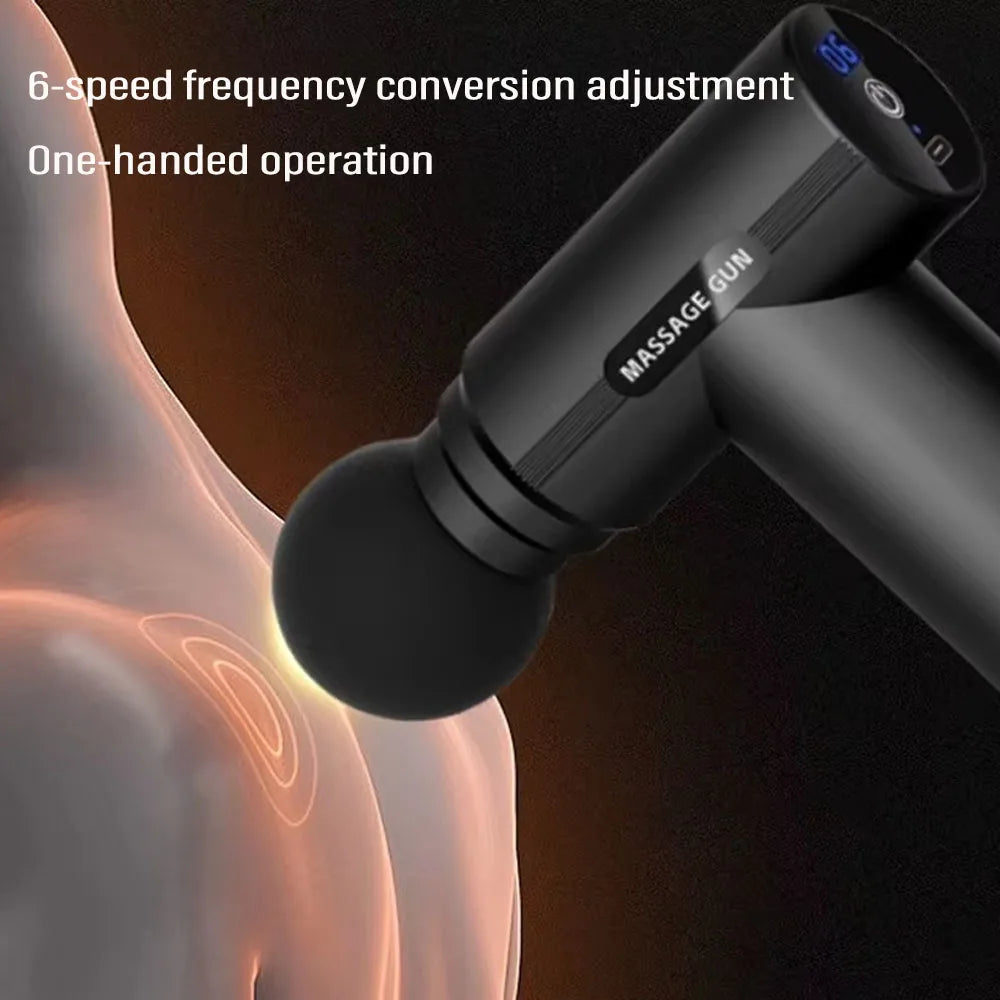 Mini Massage Gun – USB Rechargeable Muscle Relaxation Device