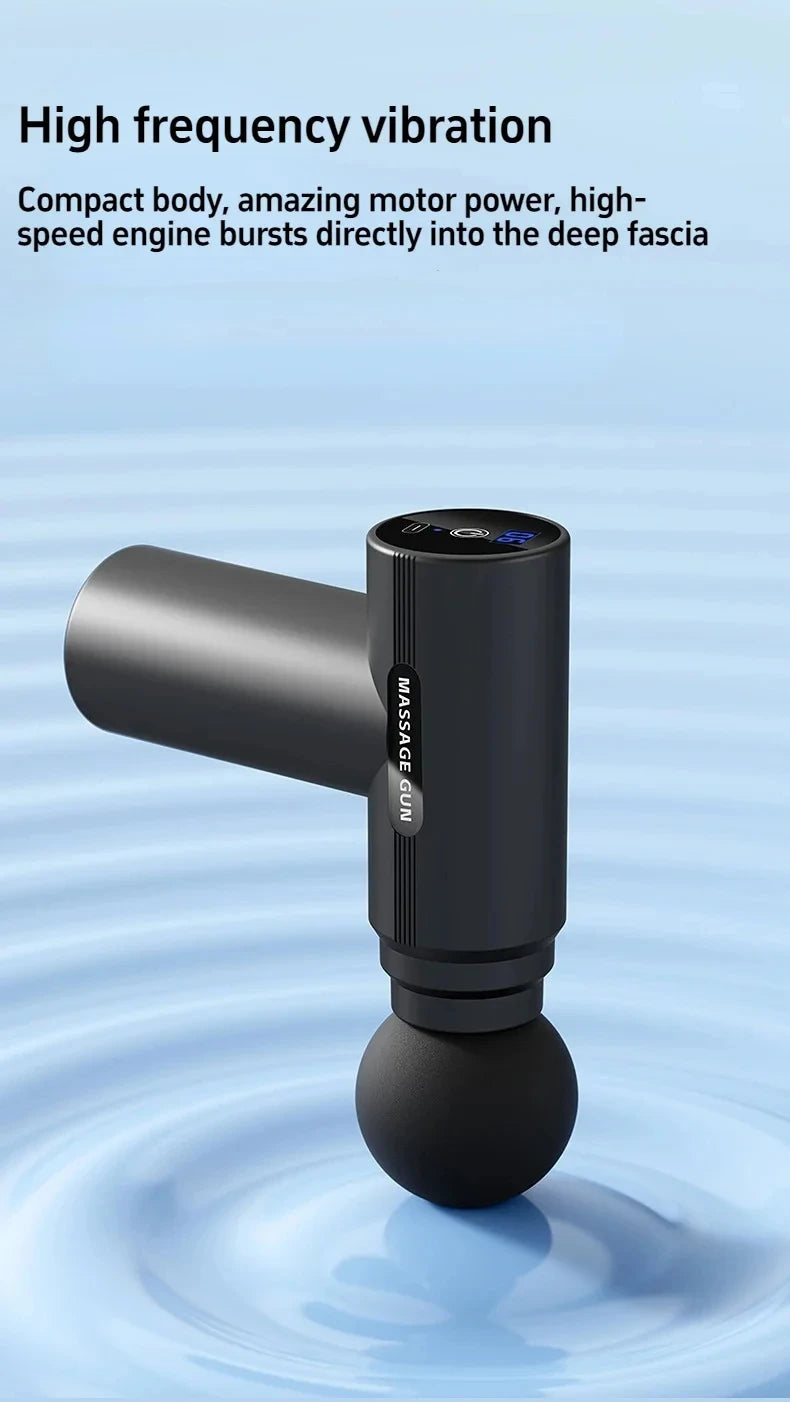 Mini Massage Gun – USB Rechargeable Muscle Relaxation Device