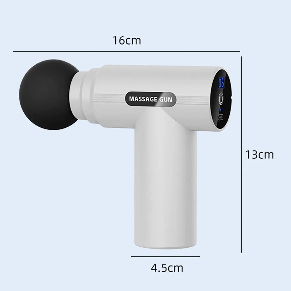 Mini Massage Gun – USB Rechargeable Muscle Relaxation Device