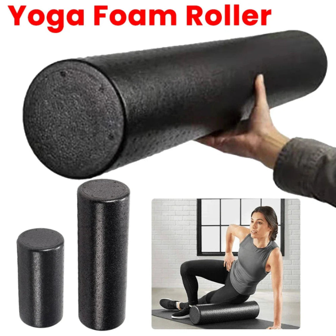 EPP Foam Roller for Yoga, Pilates & Muscle Massage (30 cm / 45 cm)