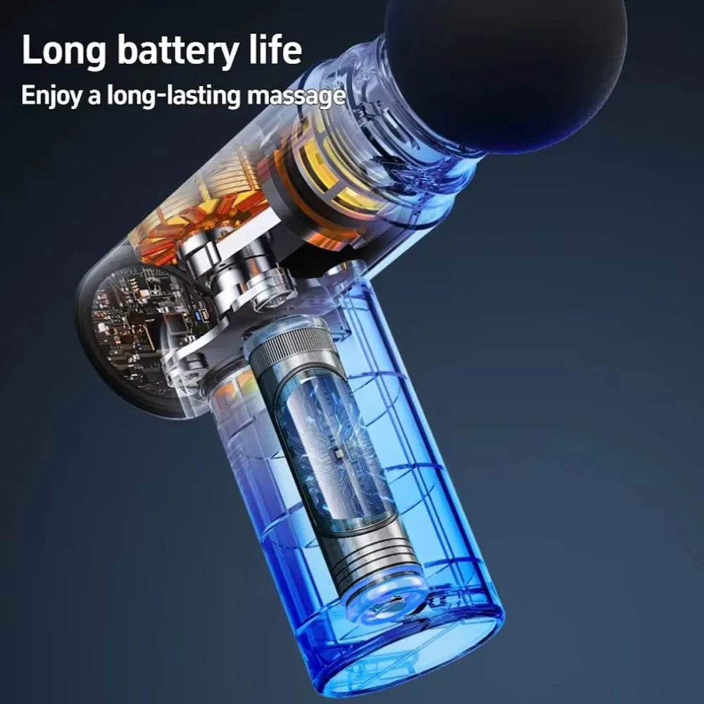 Mini Massage Gun – USB Rechargeable Muscle Relaxation Device
